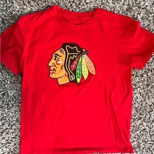 Chicago Blackhawks Fanatics Youth‎  Short Sleeve T-Shirt Red, Size M